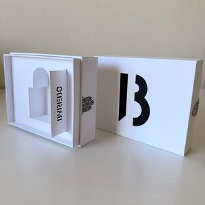 Byredo White Box with Black Accents, For 1.7oz perfume, Empty Box Only!